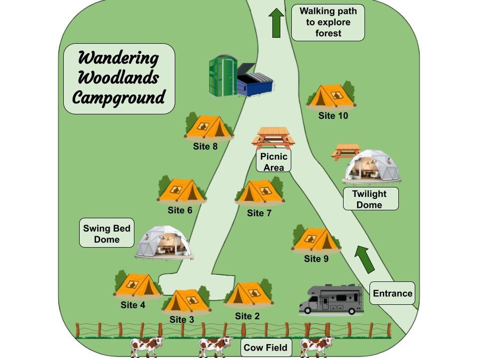 Wandering Woodlands Campsite 6