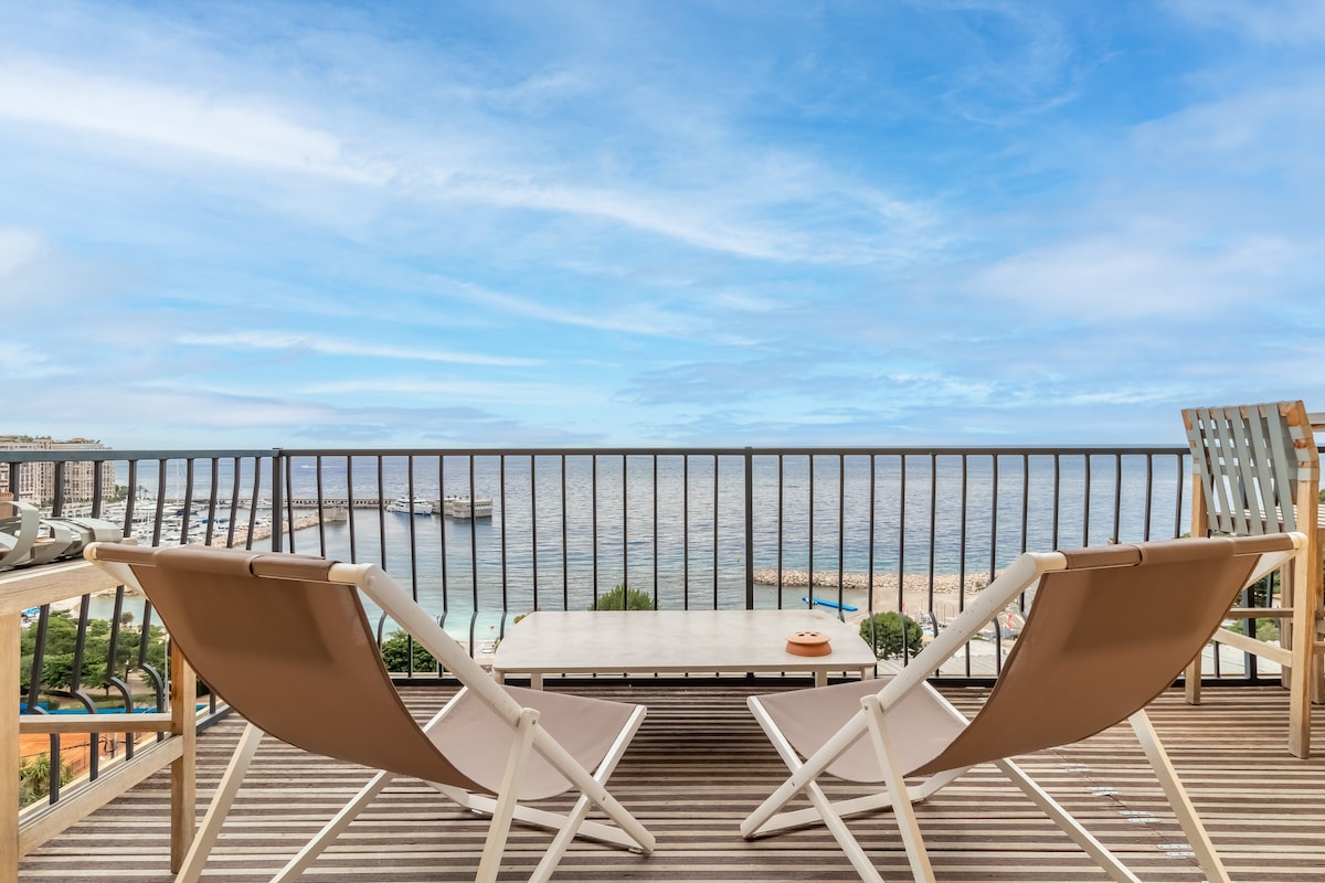 Le Maistre - 3 rooms with sea view near Monaco