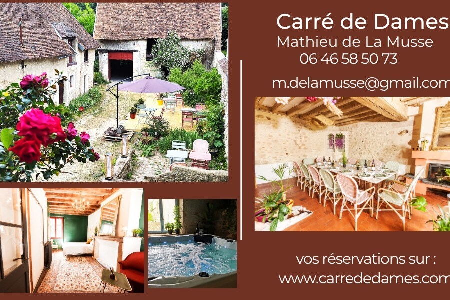 Domaine avec salle de réception, jacuzzi et jardin