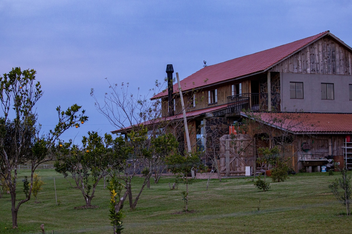 Fazenda de hospedagem