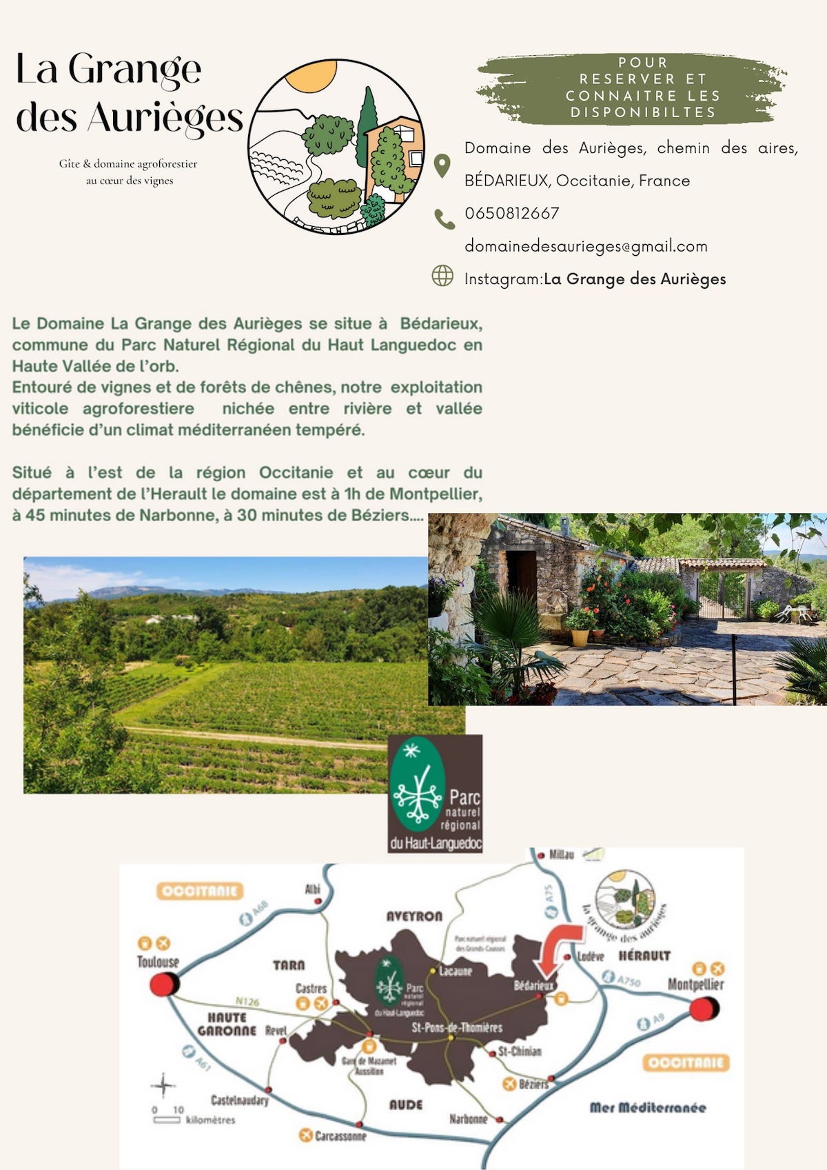 Domaine viticole privatisé