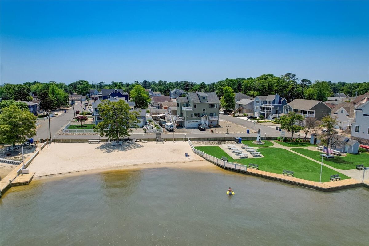 Home with Private Bay Beach