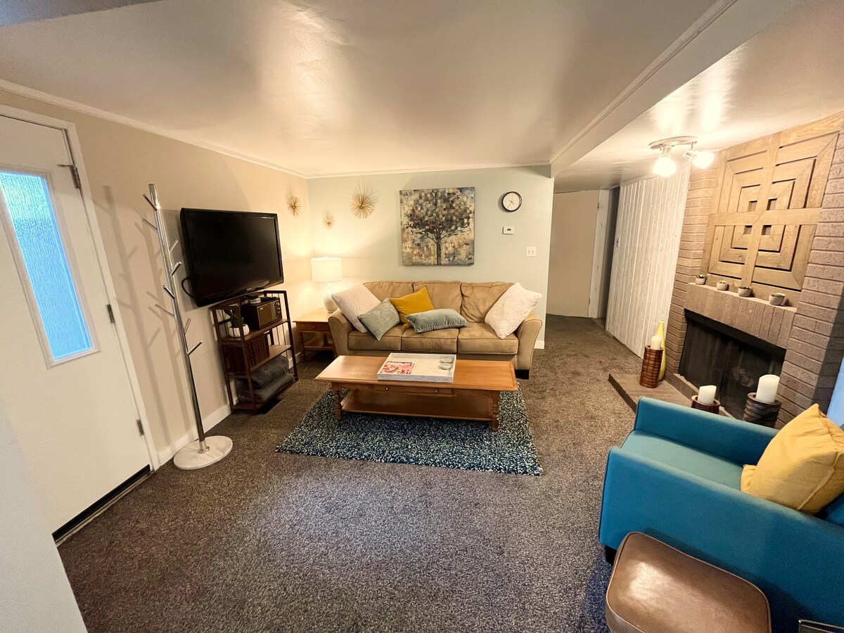 Mid-Century Basement Apartment + Retro Game Room