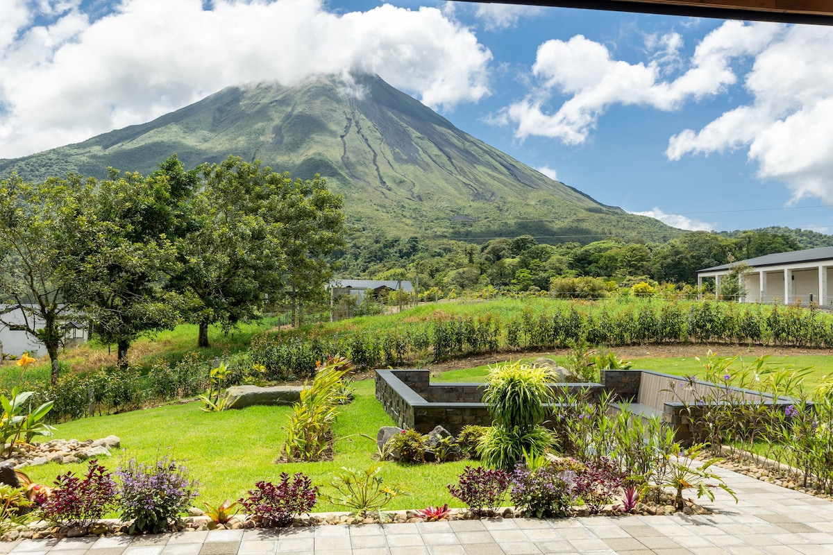 Villa Mano de Tigre, ¡Un Volcán en su Jardín!