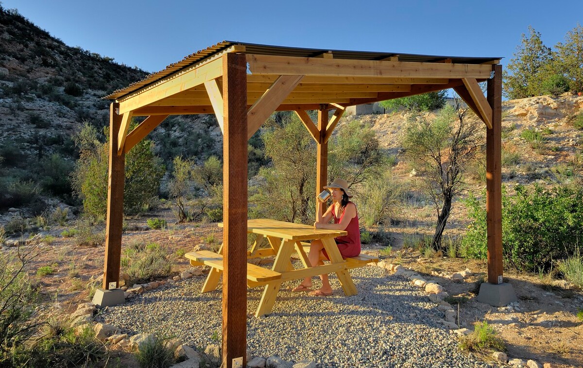 Luxury Eco Glamping Near Sedona: Cliffrose Tent