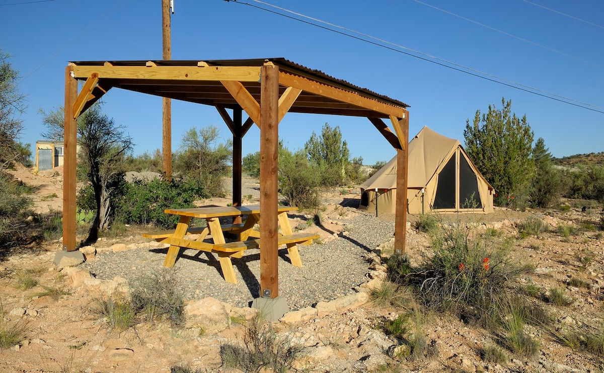 Luxury Eco Glamping Near Sedona: Cliffrose Tent