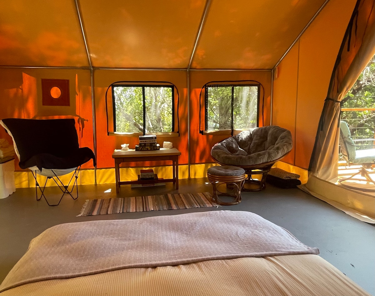 The Lost Butte glamping tent