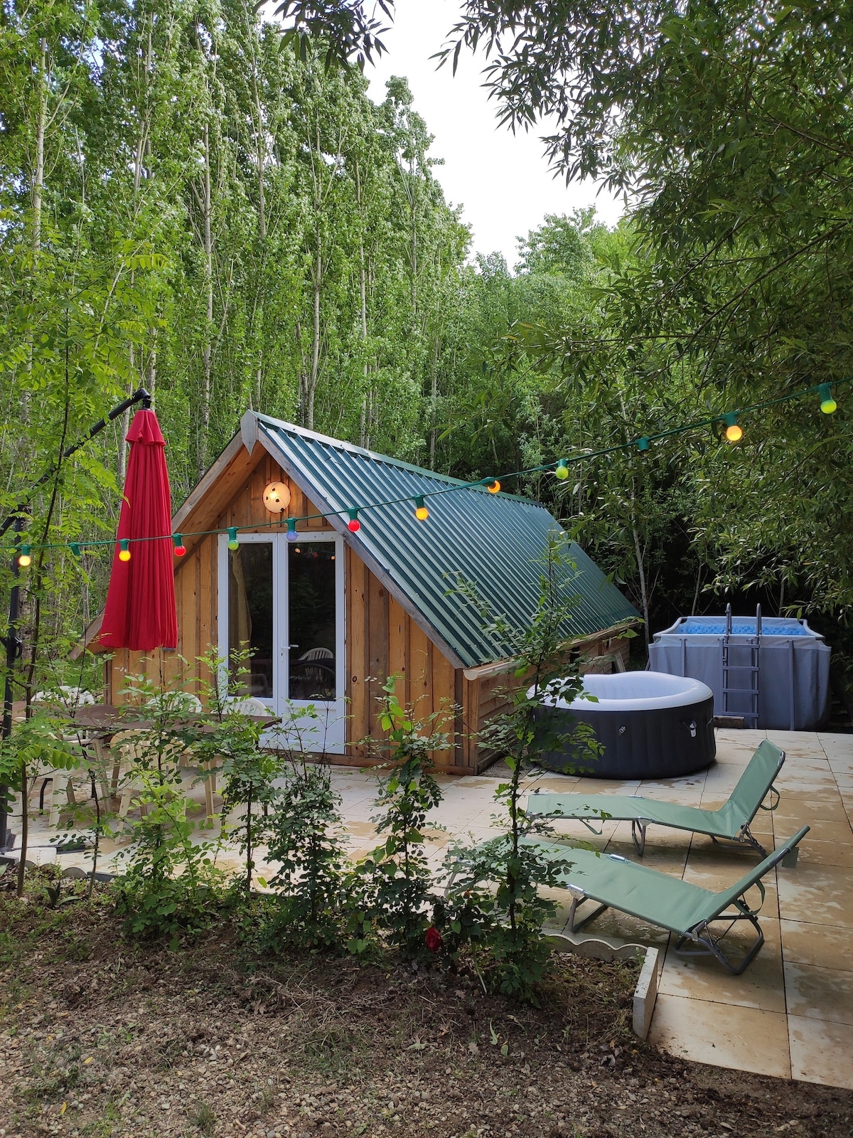 Chalet à l'orée d'un bois pour 5 personnes