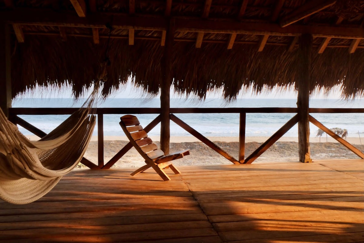 Oceanfront Eco-bungalow for groups / families.