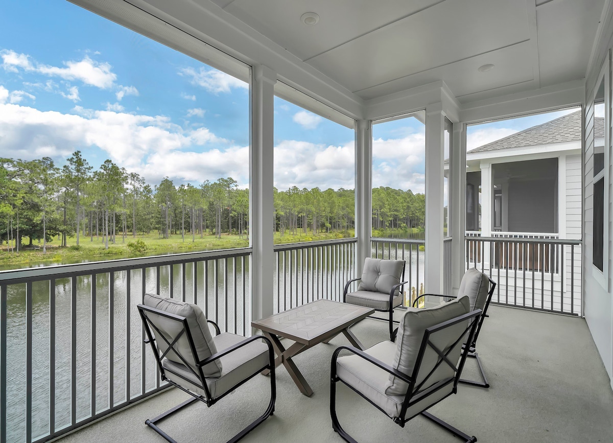 New & Modern 4BR LakeView Santa Rosa Beach FL 30A