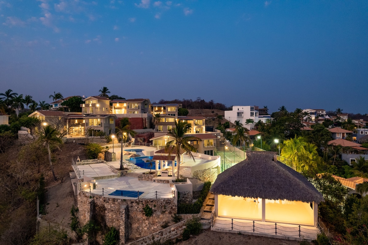 Casa con espectacular vista al mar