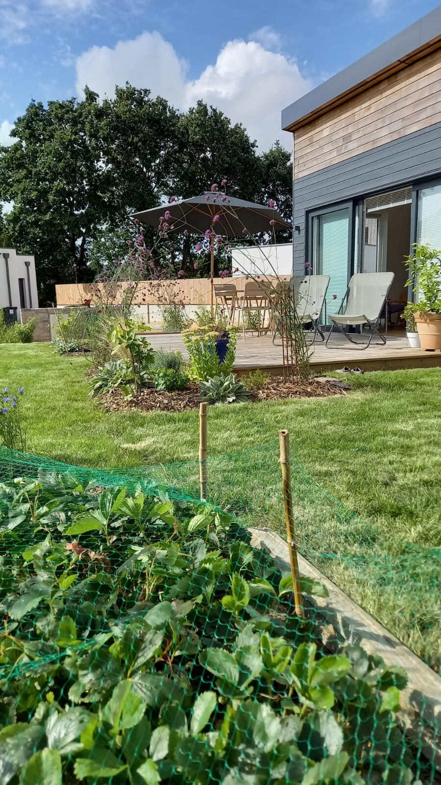 Petite maison bois au bord de l'eau