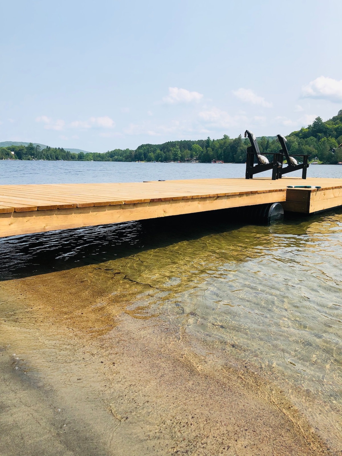 鳟鱼湖（ Trout Lake ）的舒适小木屋