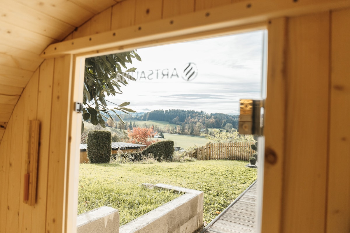 Sauna | Smarte Ausstattung | Terrasse m. Bergblick