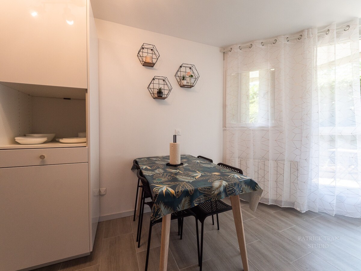 Cosy F3 near Disneyland & Paris w/ private parking