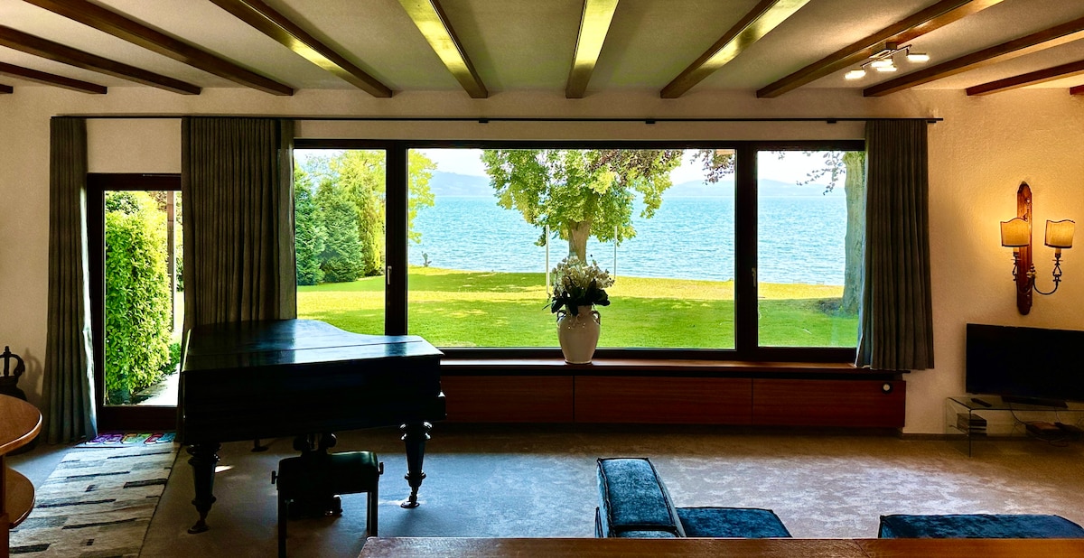 Ferienwohnung direkt am Bodensee mit Privatstrand