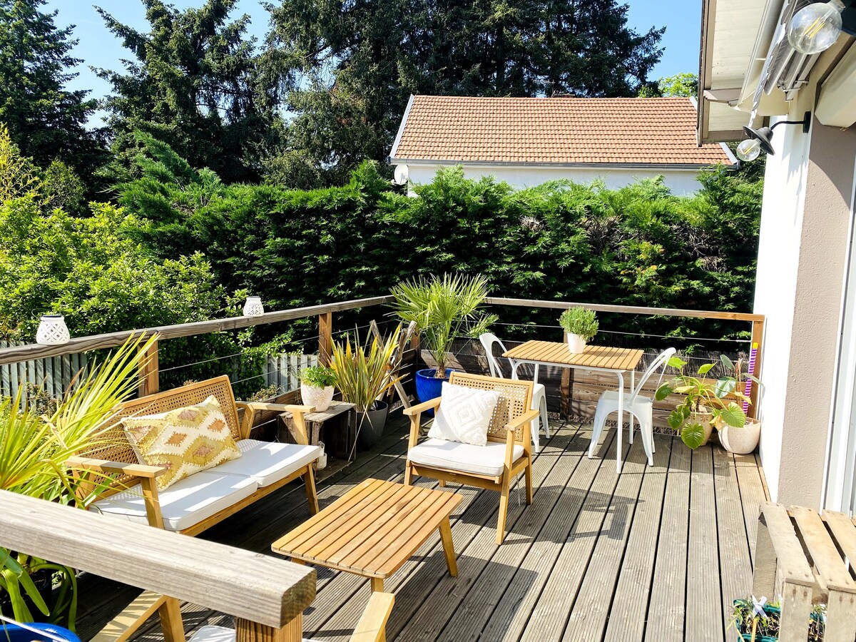 Maison 1950 avec jardin à Roanne