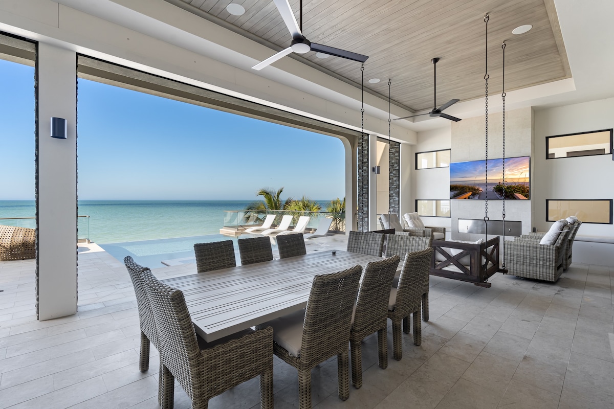 Multimillion Dollar Home Directly on Beach - NEW