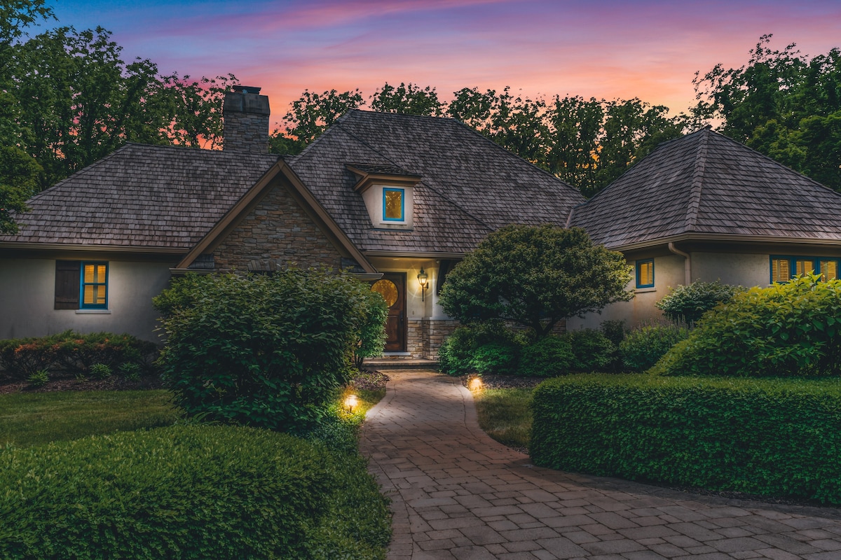 Woodhaven, a Luxury Lake Geneva Pool Estate