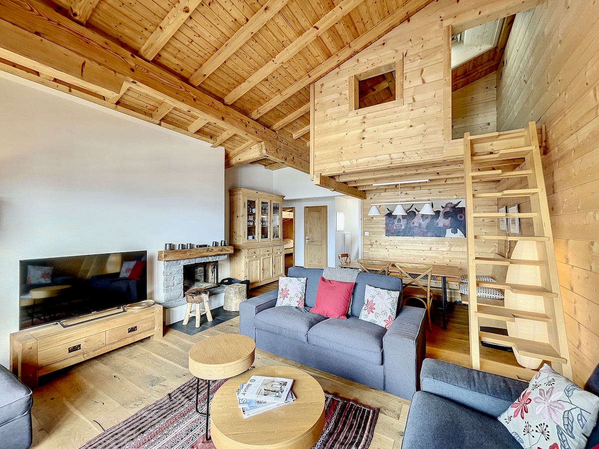 Bel appartement, vue magnifique à Villars