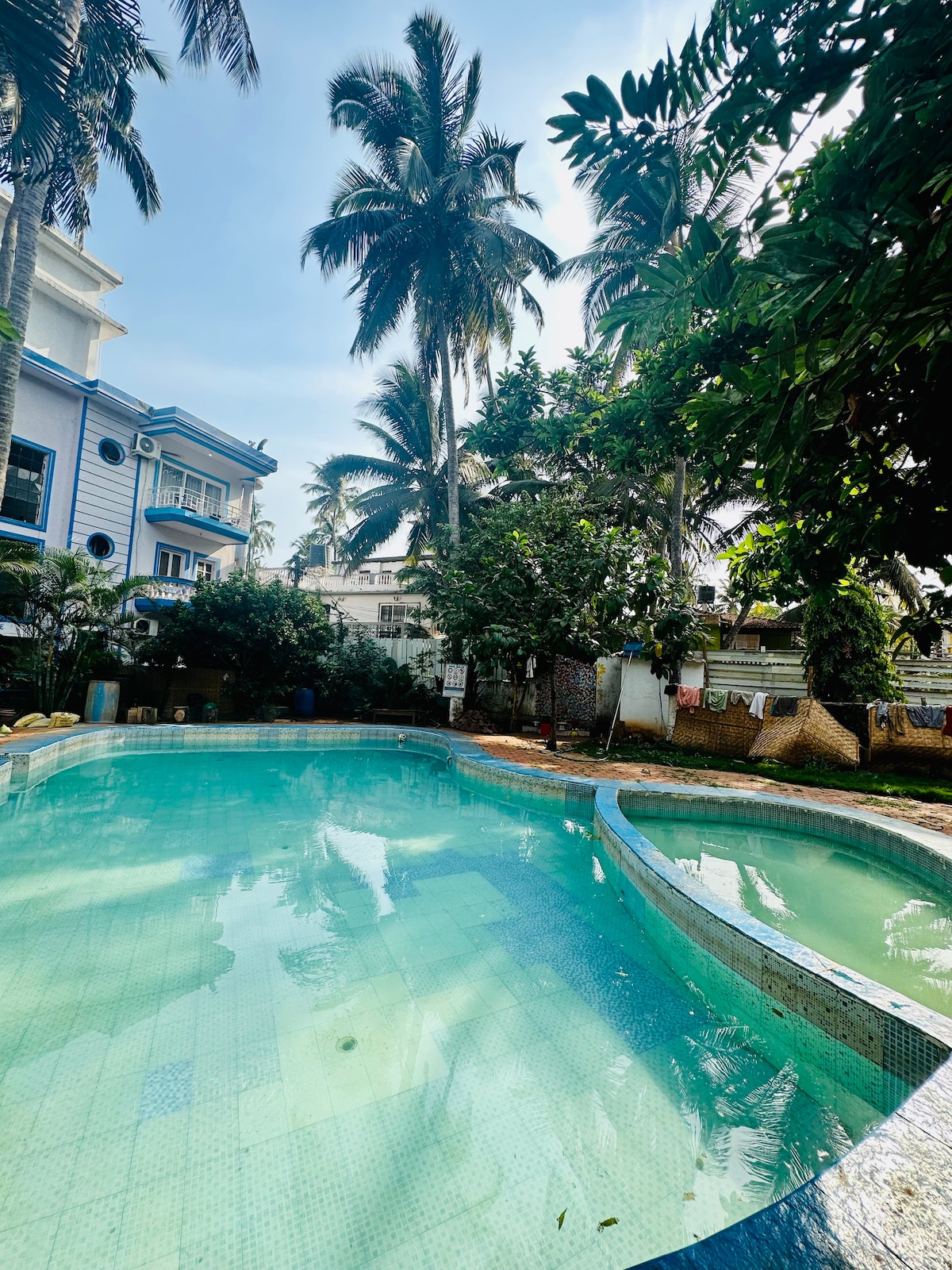 Lovely 1BR with Pool, 5min from Calangute Beach
