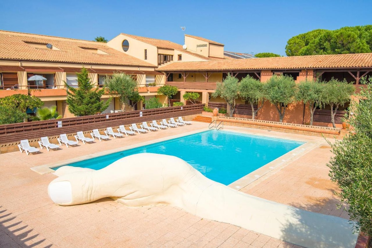 Golf 2 bedrooms, terrace Apartment Saint Cyprien