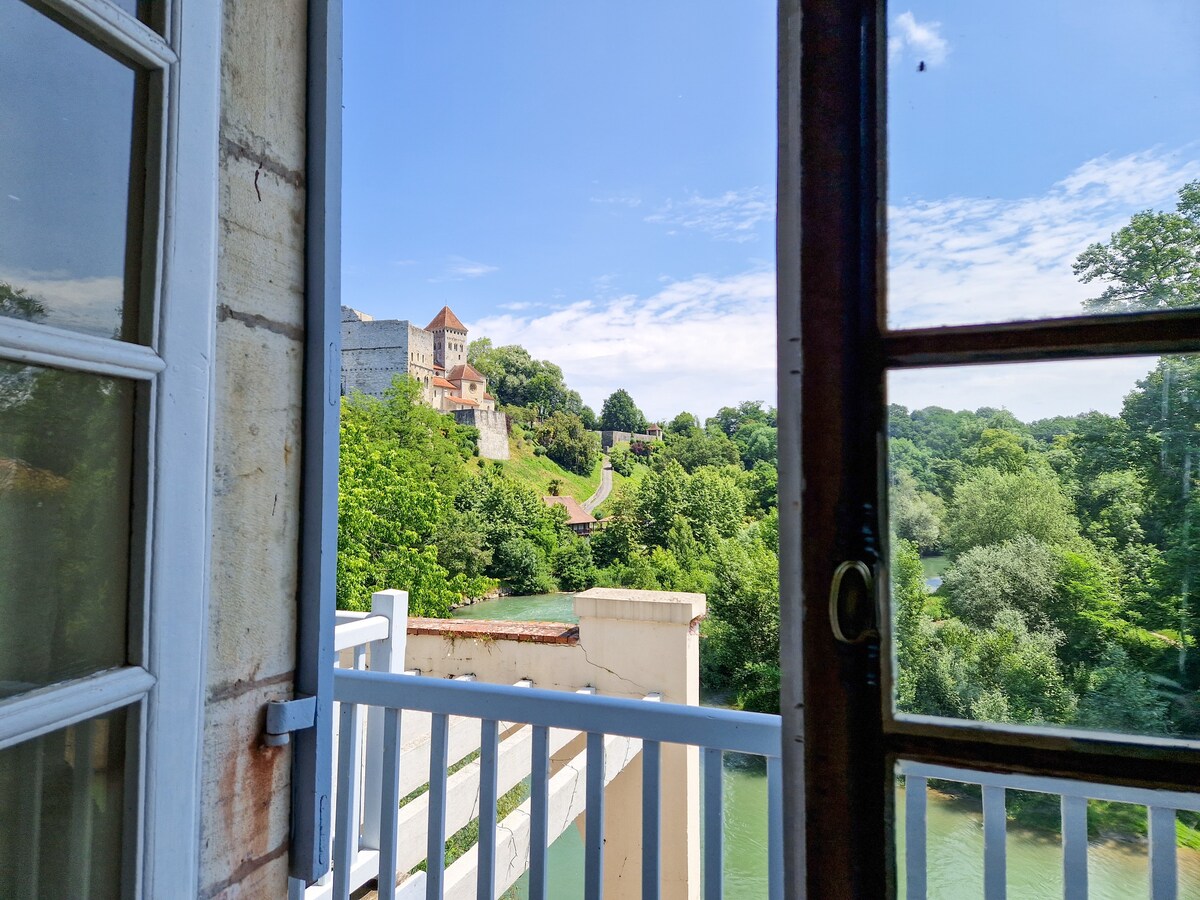 Chambre double avec balcon privé