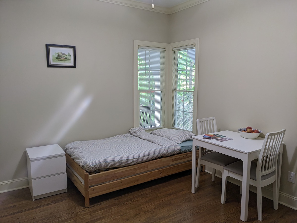 Room in family home and breakfast items included