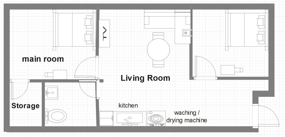 stn-3minNewB/D Elevator(LuggageStorageParkingFree)