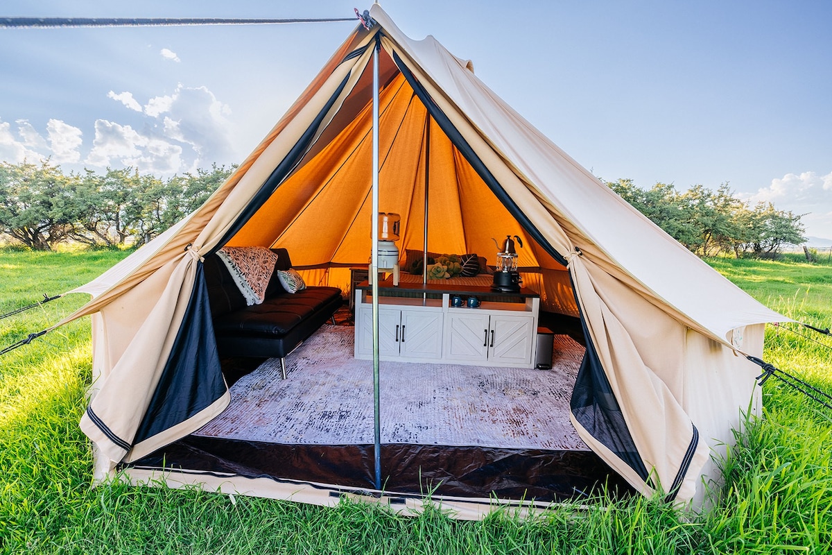 Glamping Tent #2- private bathroom/ running water