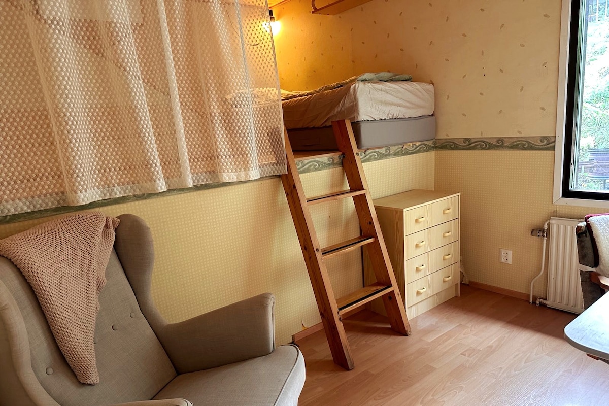 Guest room with a sleeping loft & Finnish sauna