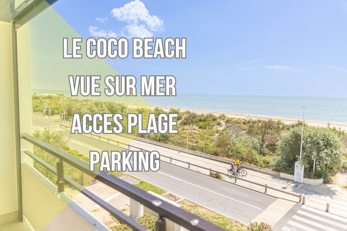 NEW Coco Beach*Front de Mer*Terrasse*Parking*Vue