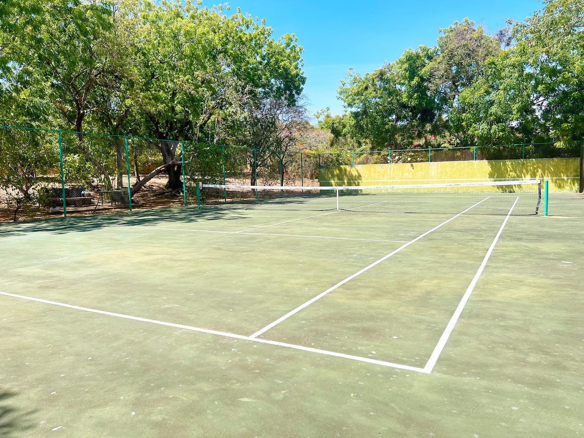 Ocean Front Coastal Villa with Tennis Court