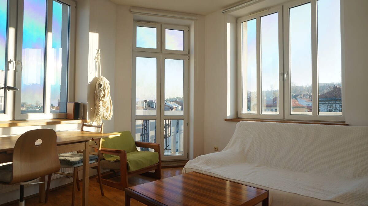 sunny apartment — for a day or two