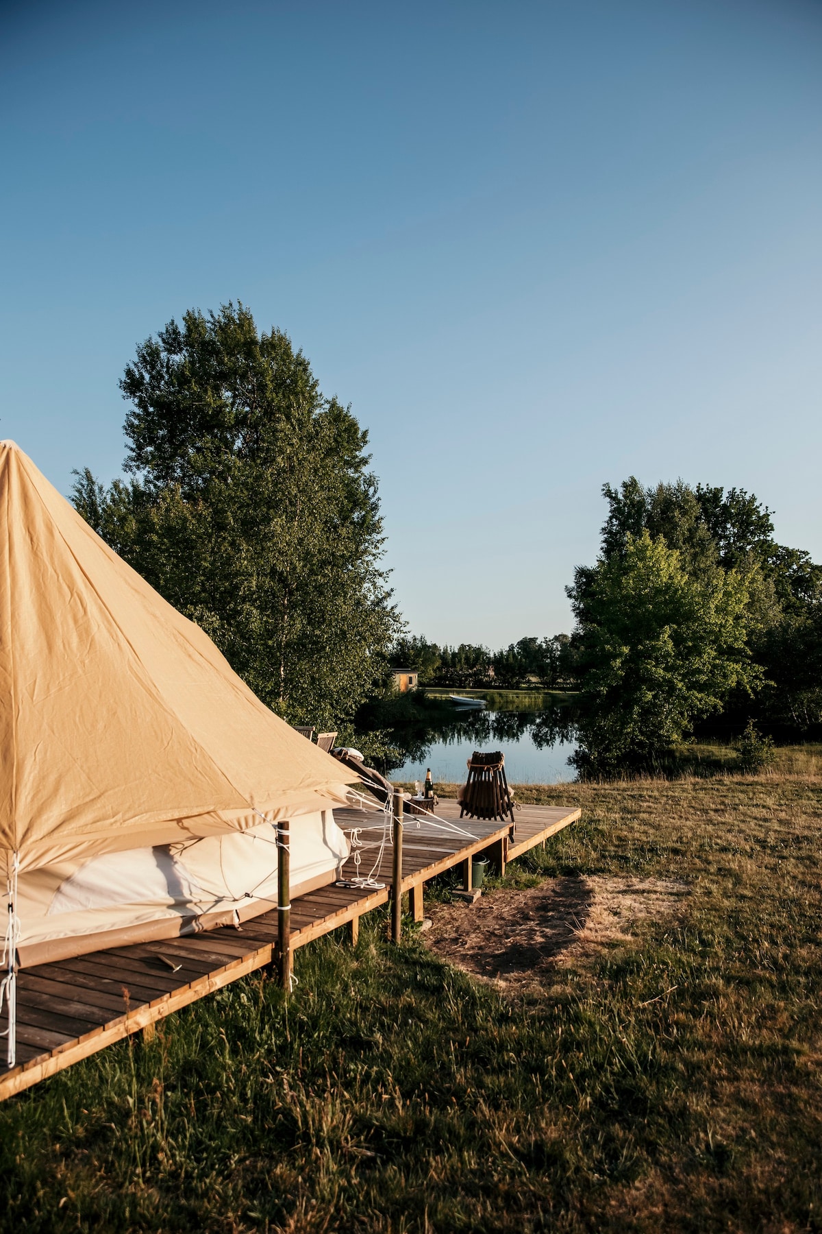 Glamping - mitt i  naturen