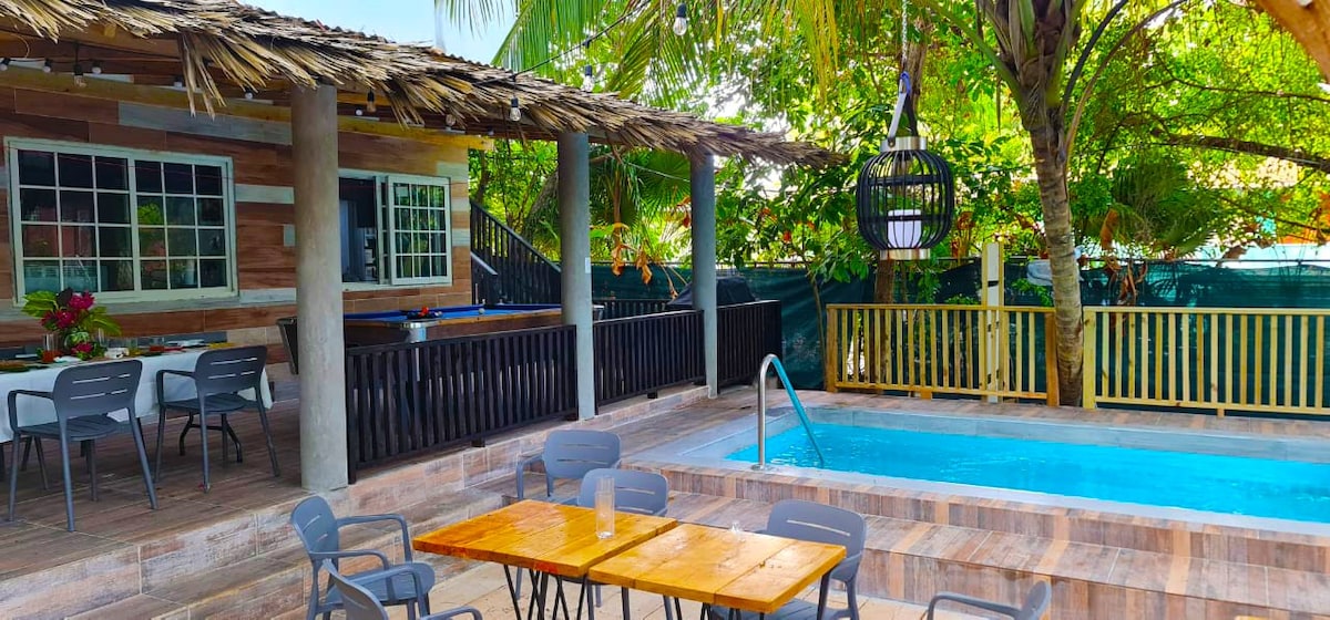 Family Apt in nature with pool