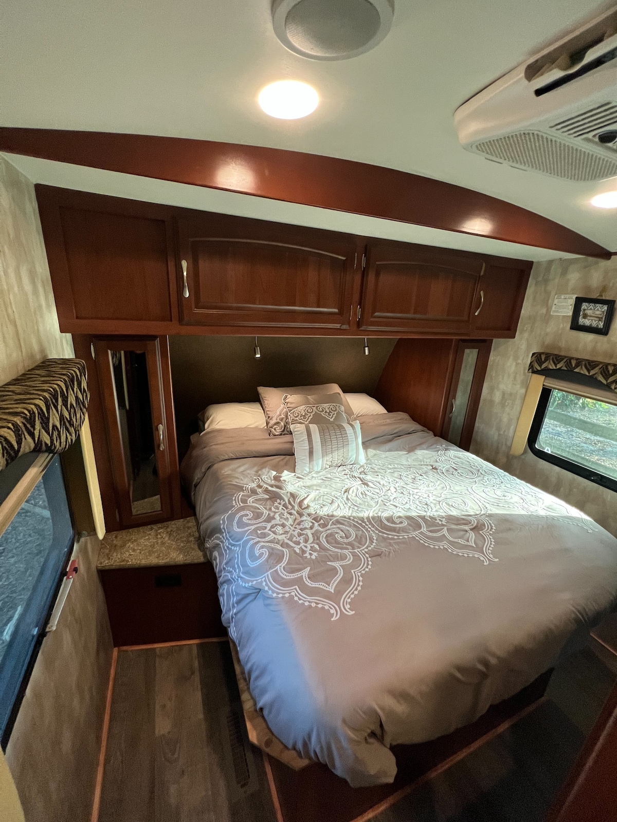 Luxury RV on gorgeous Life Renewal Ranch