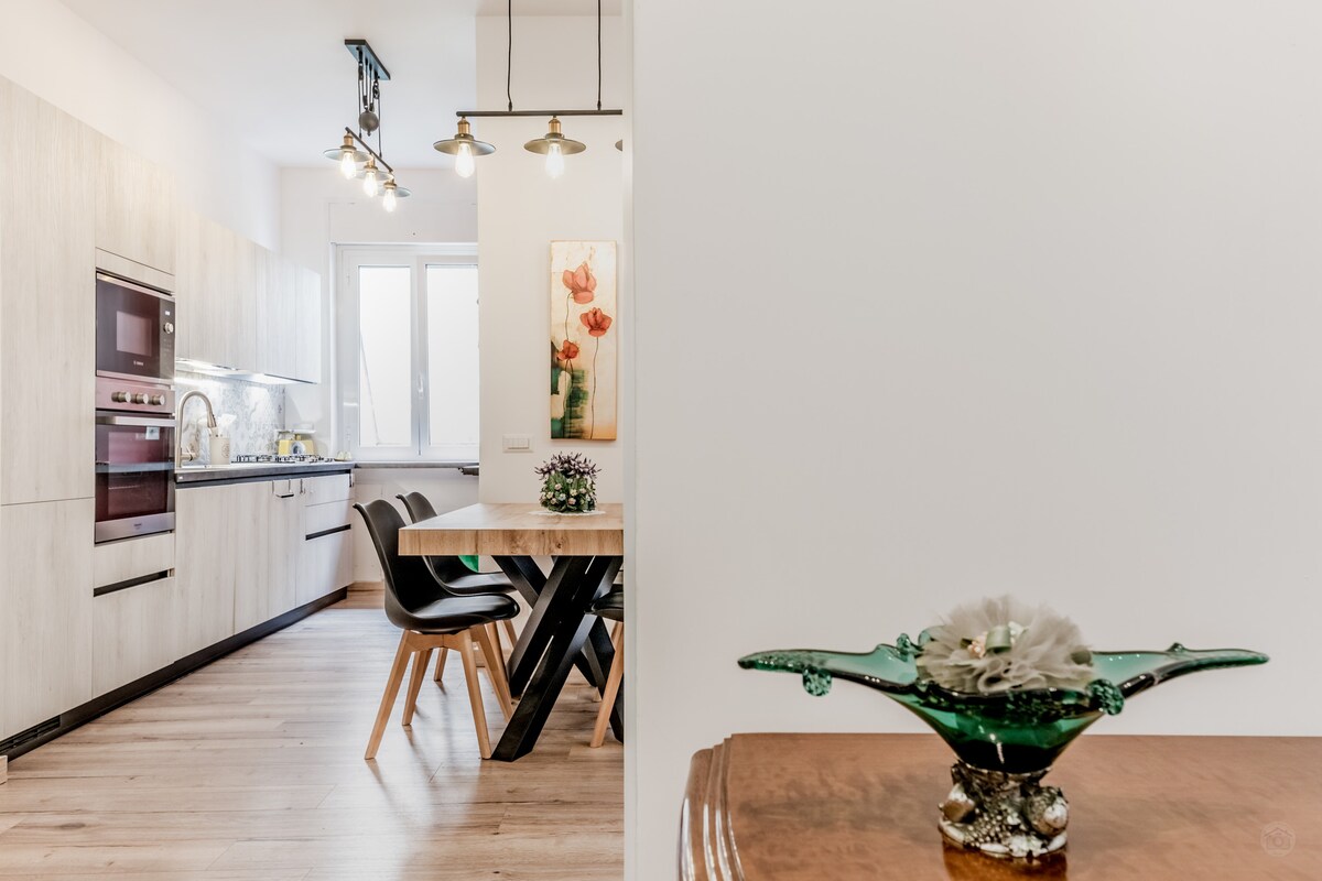 History and design apartment in Testaccio district