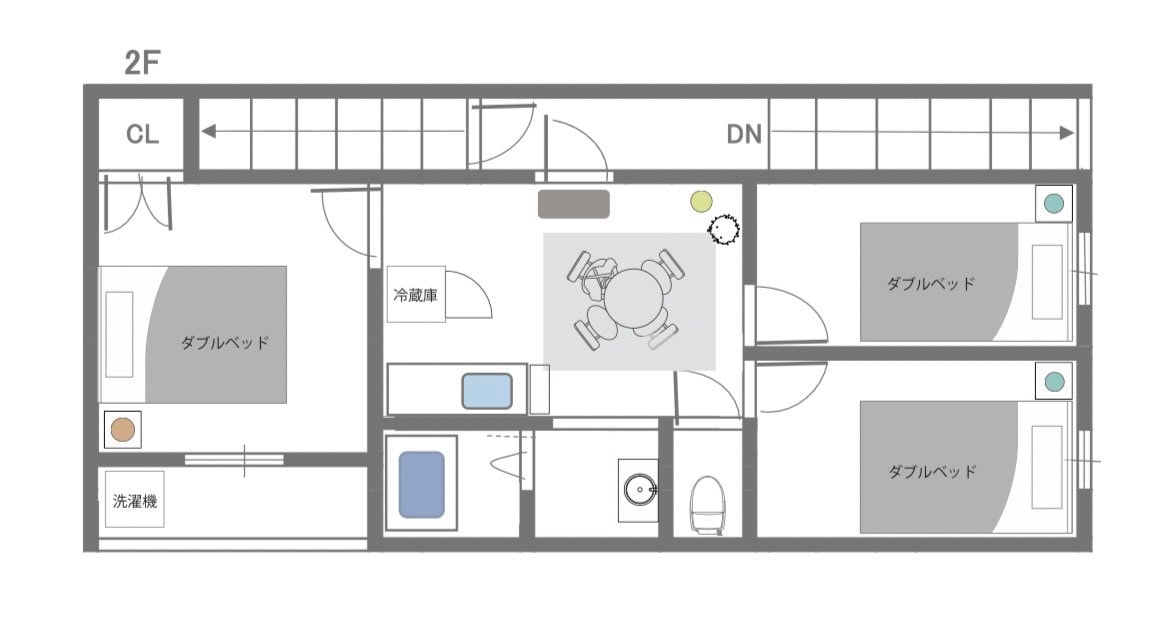 5 min from Station. Convenient access to Namba 201