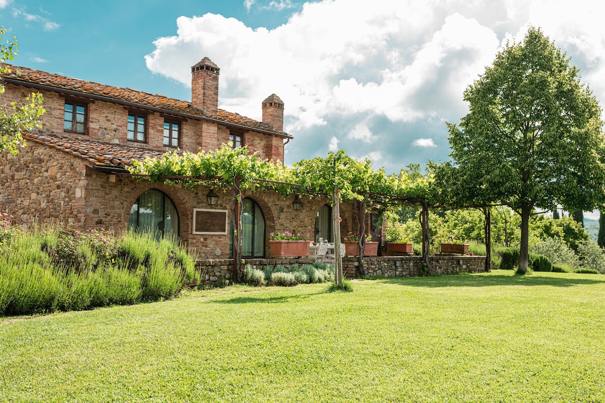 Podere Tignano, 4-bedroom villa in the Chianti!