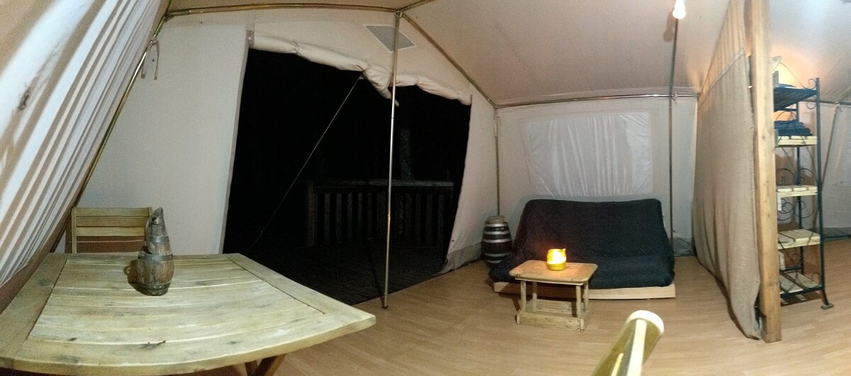 Le Glamping by Horizon Mohair, espace Valériana !