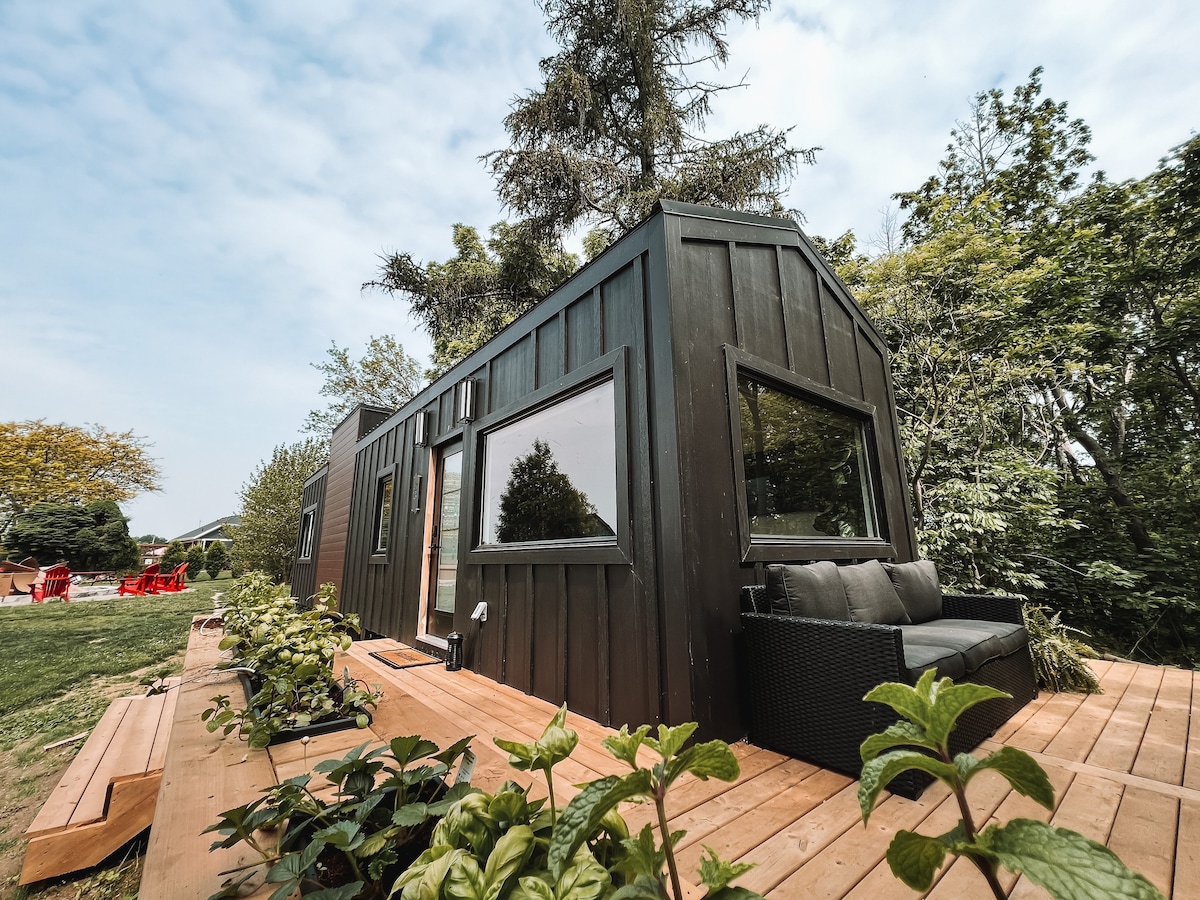 Modern Tiny House Among Niagara Orchard