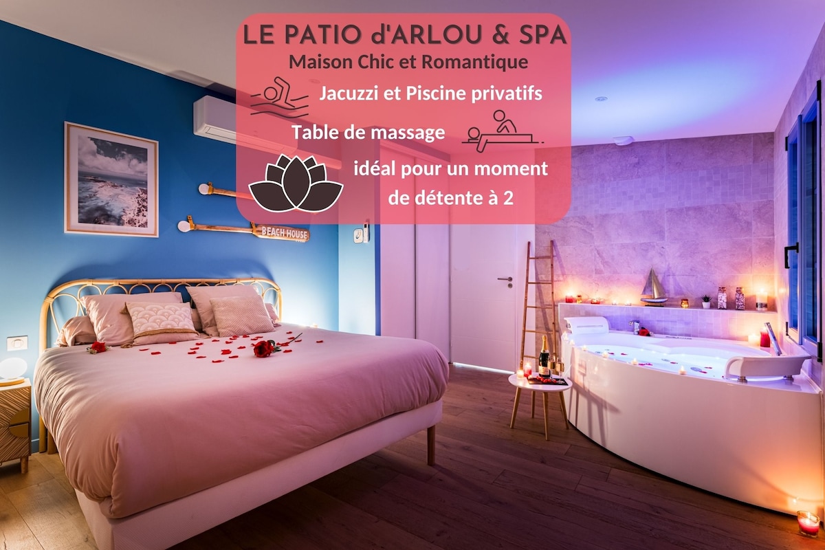 Le Patio d 'Arlou & Spa -放松浪漫