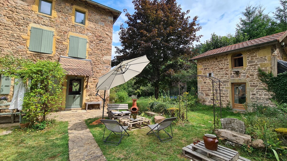 Maison de famille dans le Beaujolais vert