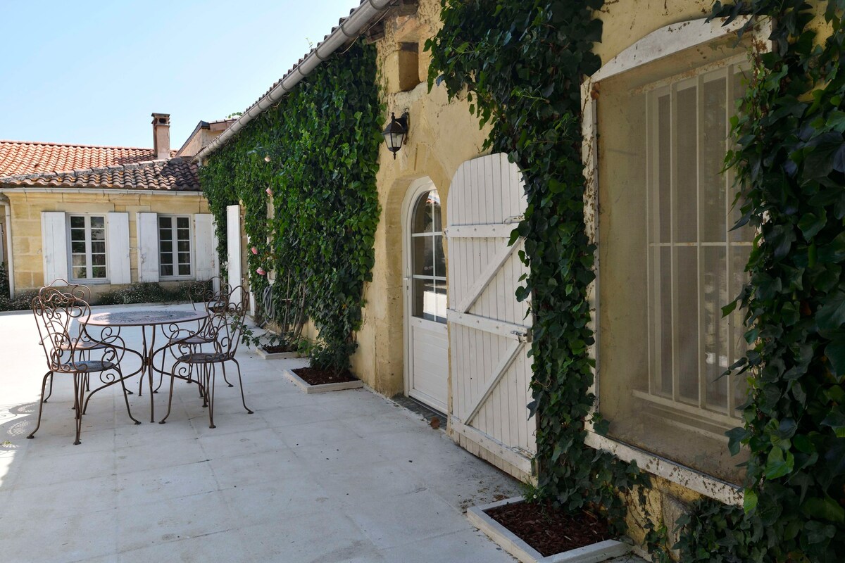 Gîte au Domaine de Plisseau au milieu des vignes