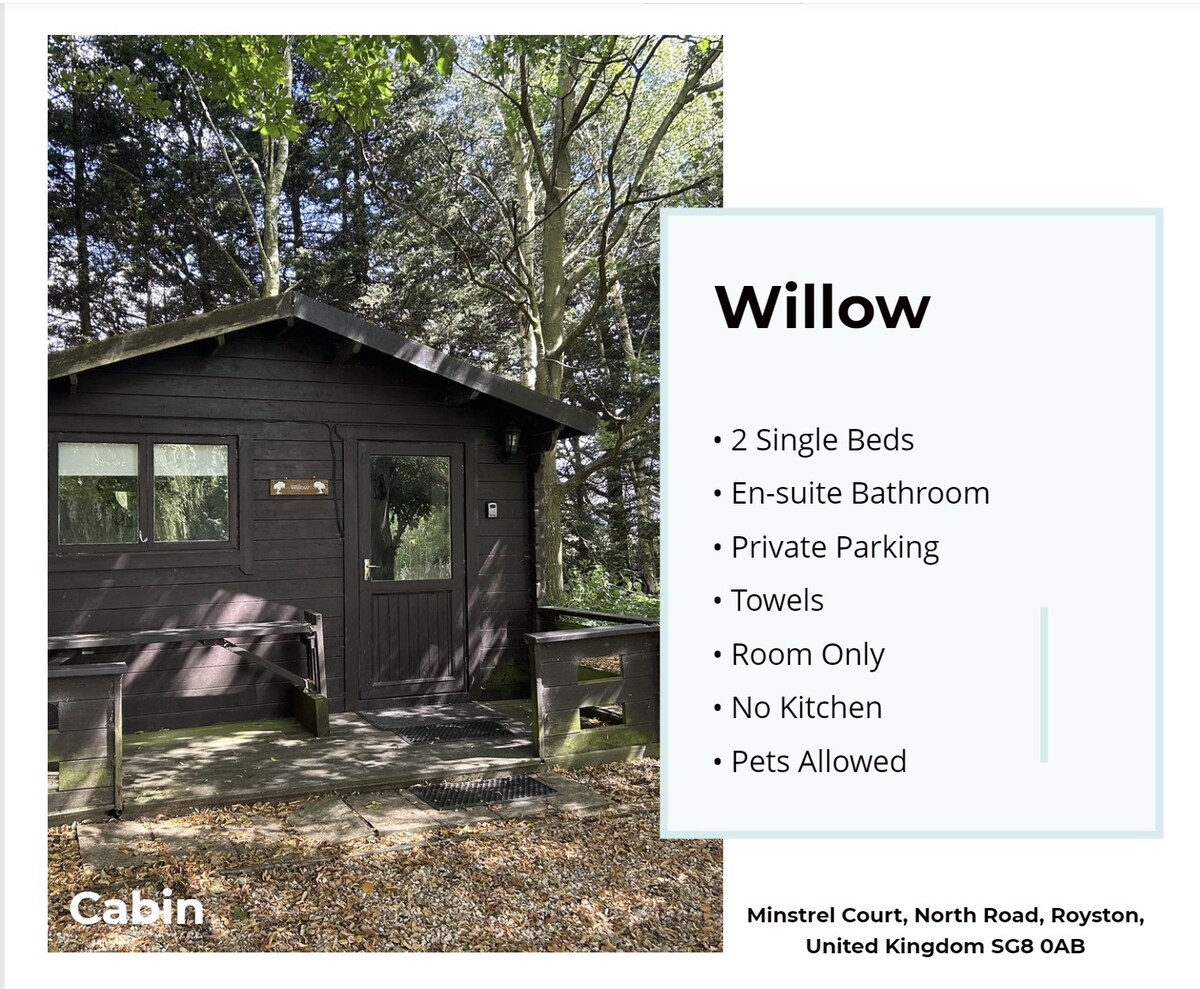 Willow • Cosy Twin Room • Near a Lake
