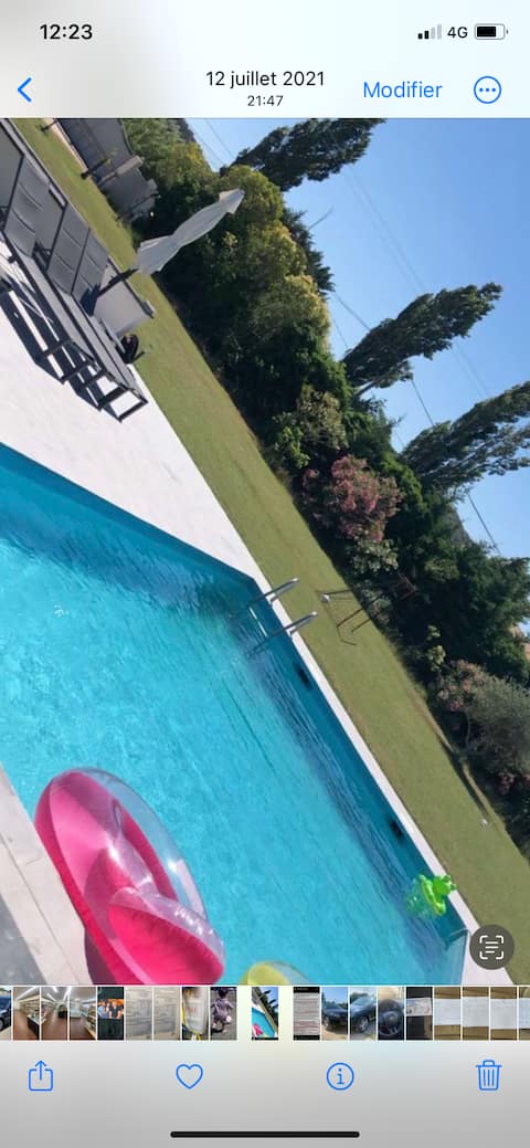 Appartement 110 m2 avec piscine
