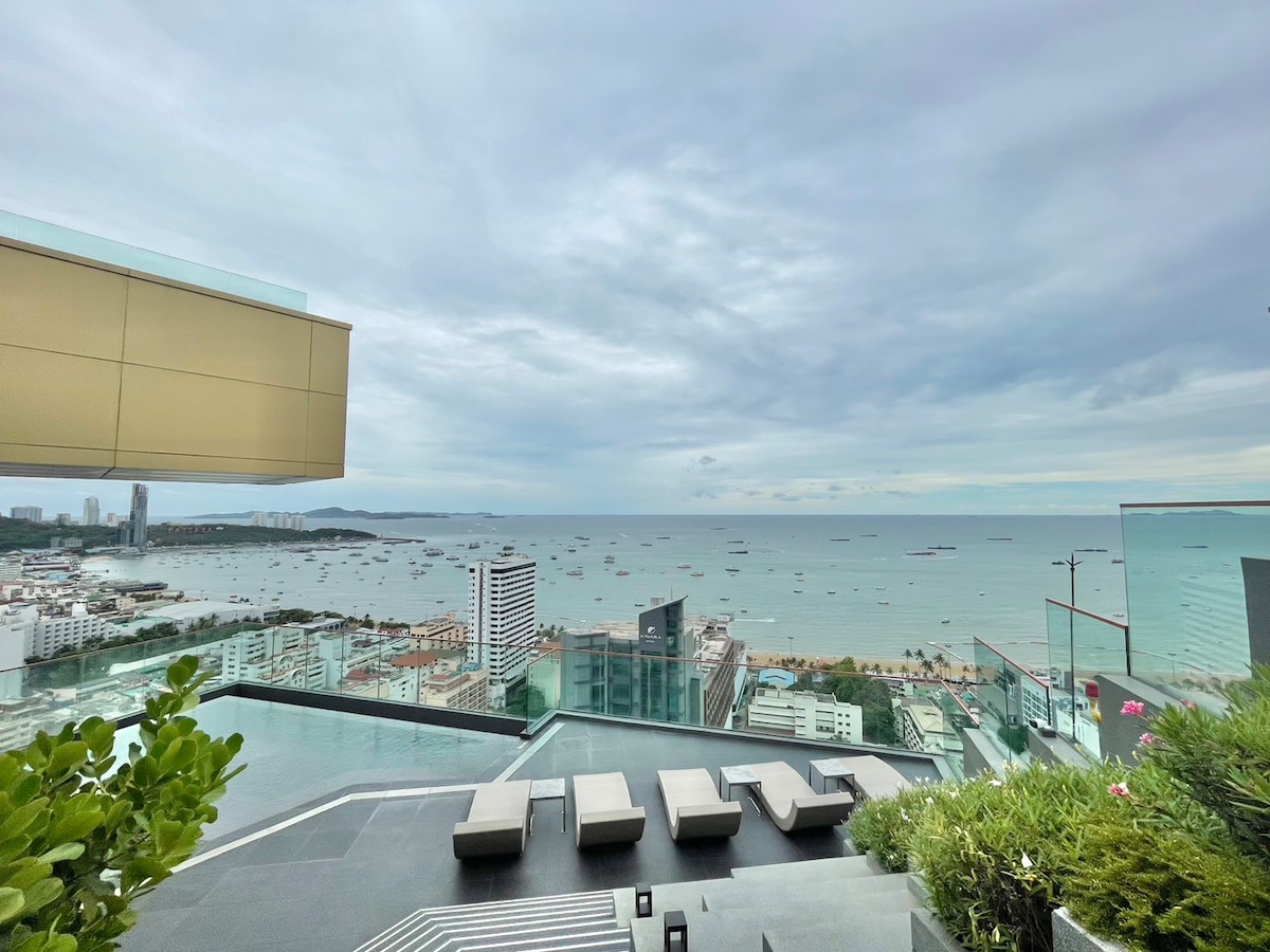 Central Pattaya Luxury 1Bed City & Seaview (343)
