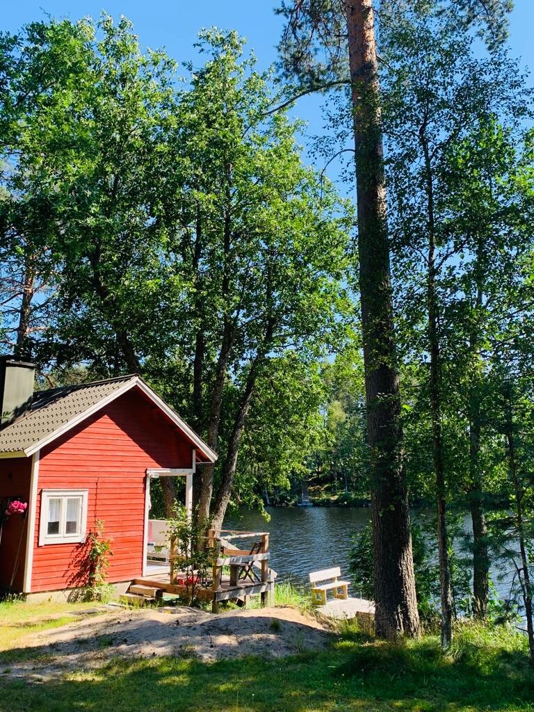 Holiday cottage on a lake