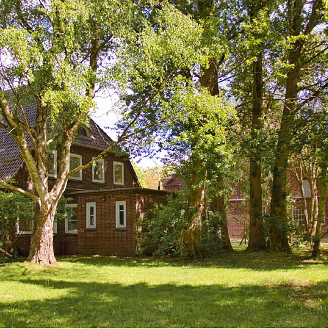 Alsenhof Wohnhaus, Aussicht zum Garten